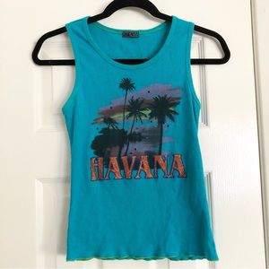 Y2K Summer Tropical Havana Colorful Tank Top
